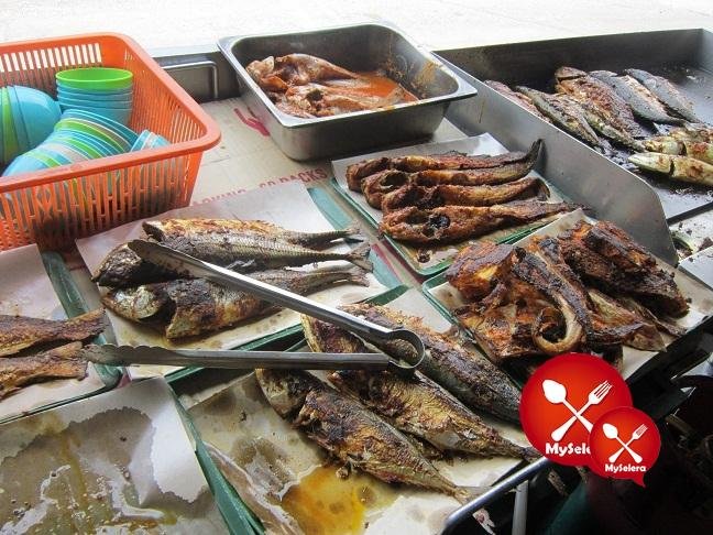 ikan bakar jalan sungai penchala sambal hijau