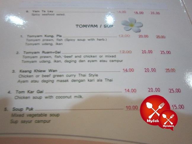 menu wan thai 2
