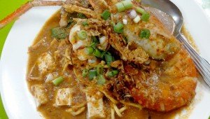Mee bandung muar udang galah restoran bisik bisik