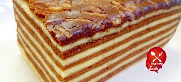 -- Kek Lapis Cheese Coklat