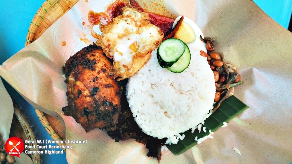 Sarapan Pagi Nasi Lemak Kukus di Berinchang, Cameron Highland