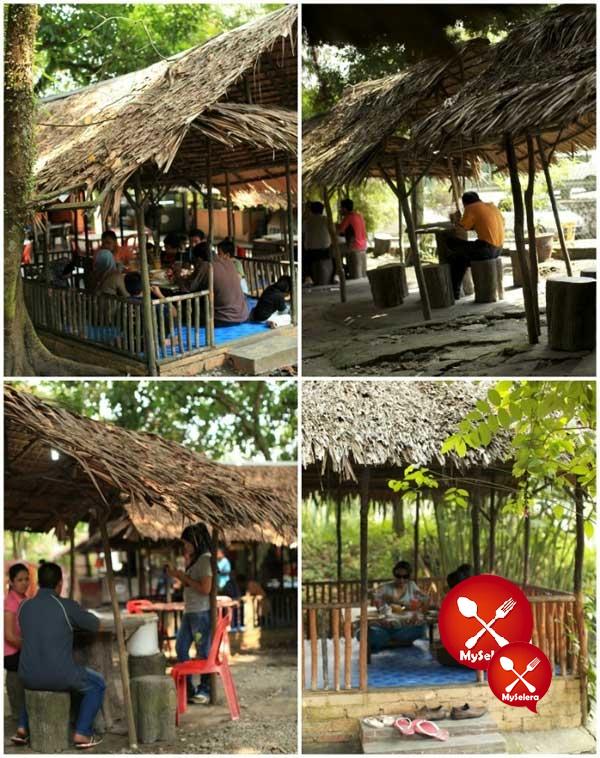 restoran-sup-tulang ZZ johor bahru hidangan di bawah pokok