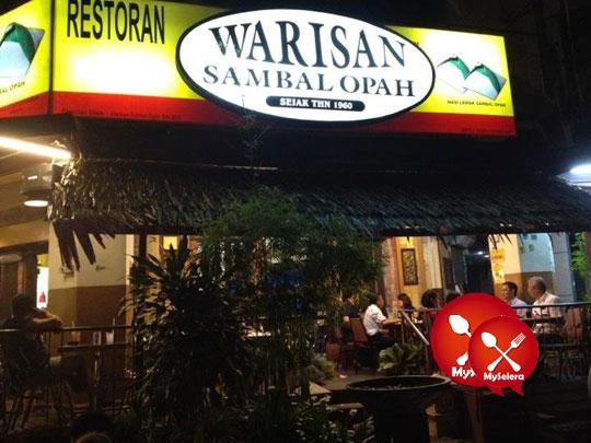 nasi lemak sambal opah USJ