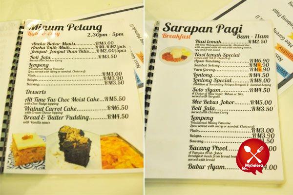 menu tumes cafe cheras Menu Tumes Cafe Cheras