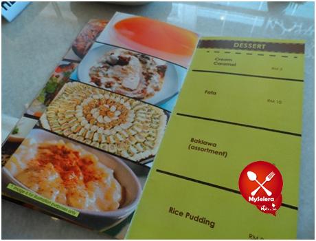 Menu Desert Restoran-Nasi-Arab-Dima