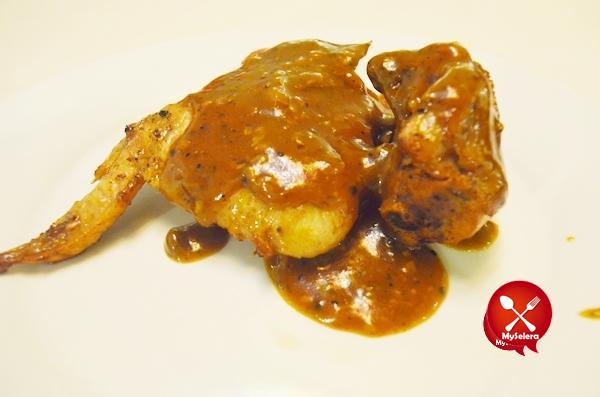 -- Ayam Bakar dengan Sos Black Paper
