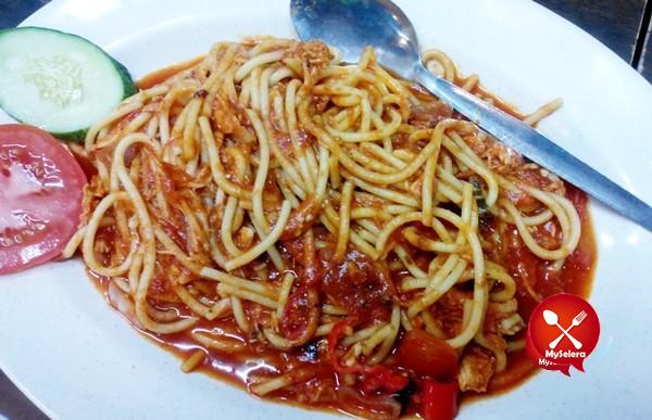 Bolognese Spaghetti di Restoran Nasi Arab Al Edrus Kuala Terengganu