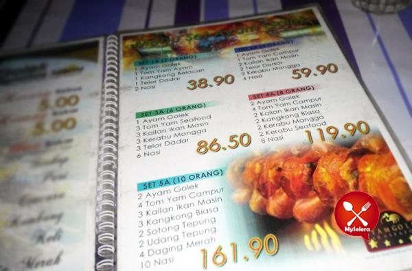 Menu Set Ayam Golek Nara Seafood Pantai Dalam