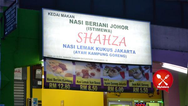 Nasi Beriani Johor di Shahza Beriani Shah Alam