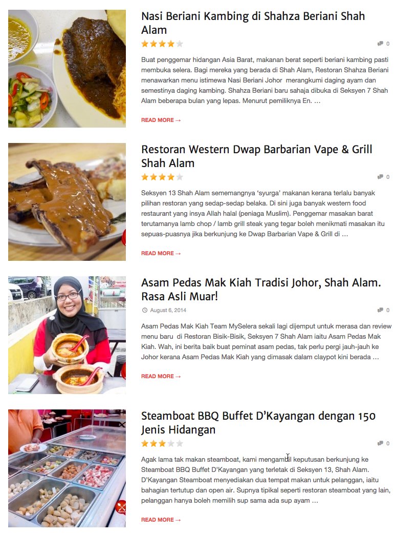 Tempat Makan Sedap Di Shah Alam. Sangat Best & Menarik!