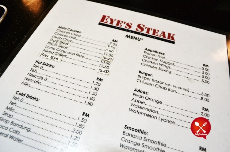 Restoran Eye's Steak Restoran Western Murah di Kuala Lumpur -06