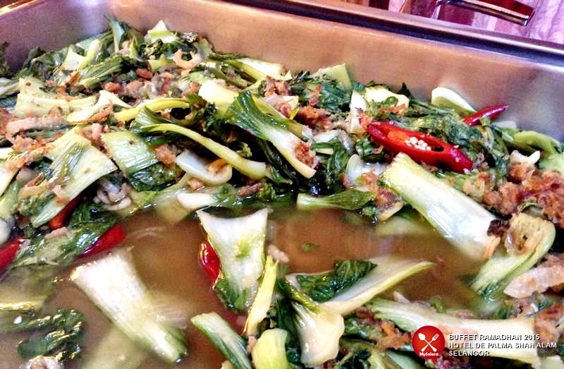  Tumis-Belacan-Siew-Pak-Choy-Udang-Kering Buffet Ramadhan 2015 - De Palma Hotel Shah Alam - 005