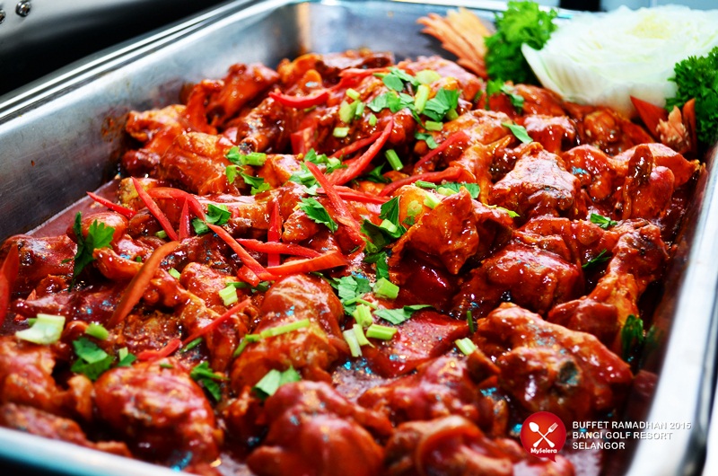 Ayam masak merah ros Buffet ramadhan Bangi Golf Resort - 006