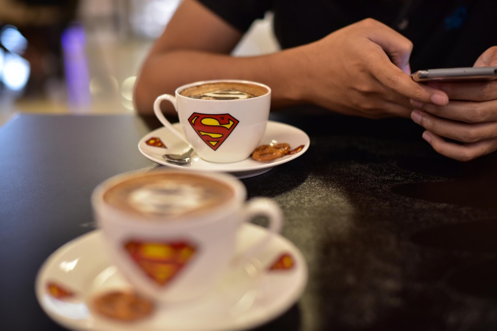 Dc Comics Superheros Cafe
