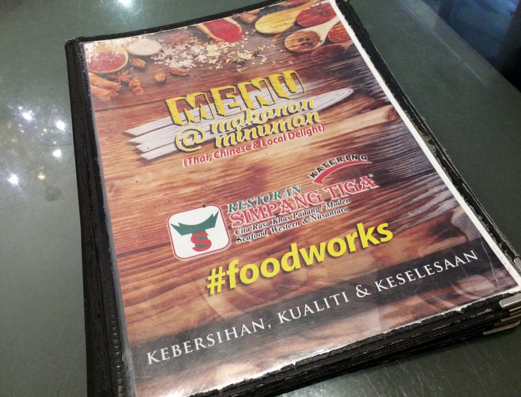 masakan padang Restoran Simpang Tiga, Ipoh